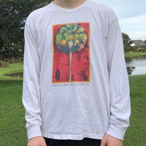 Vintage winter park sIdewalkart long sleeve tee